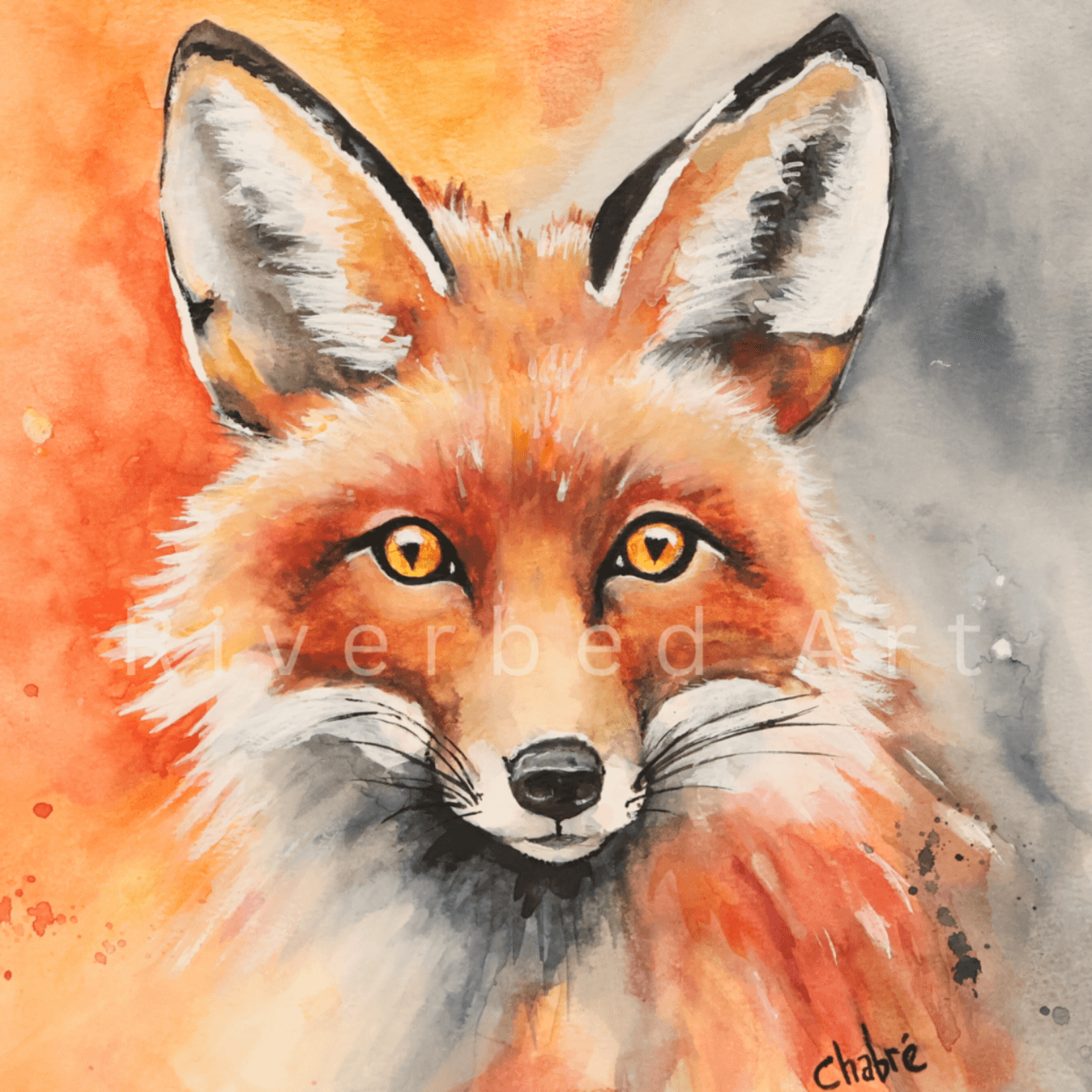 Fox Hill Farms アートプリント 額装品 limited-fox-print-fox_cover-1-